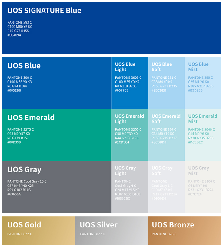 Color palette