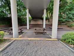 Law School  under the overpass